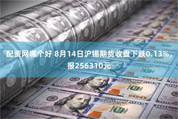 配资网哪个好 8月14日沪锡期货收盘下跌0.13%，报256310元