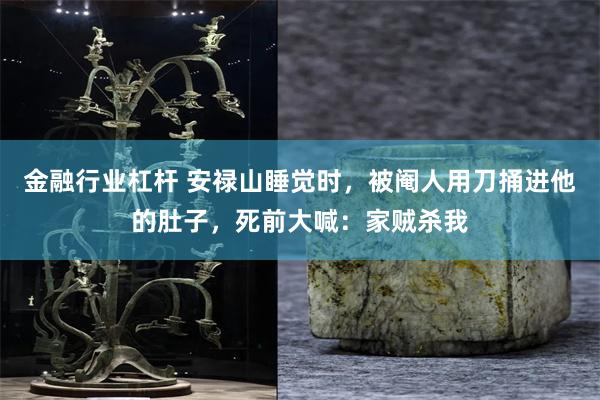 金融行业杠杆 安禄山睡觉时，被阉人用刀捅进他的肚子，死前大喊：家贼杀我