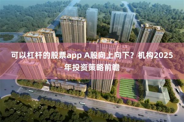 可以杠杆的股票app A股向上向下？机构2025年投资策略前瞻