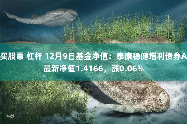 买股票 杠杆 12月9日基金净值：泰康稳健增利债券A最新净值1.4166，涨0.06%