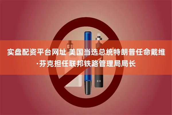 实盘配资平台网址 美国当选总统特朗普任命戴维·芬克担任联邦铁路管理局局长