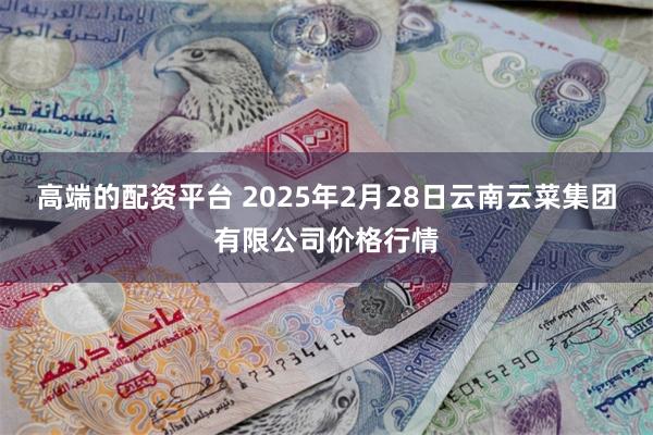 高端的配资平台 2025年2月28日云南云菜集团有限公司价格行情